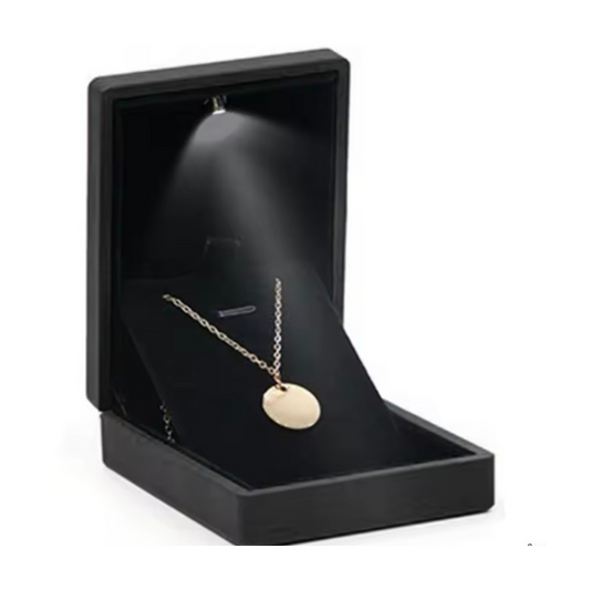 Boîte à bijoux avec lumière LED